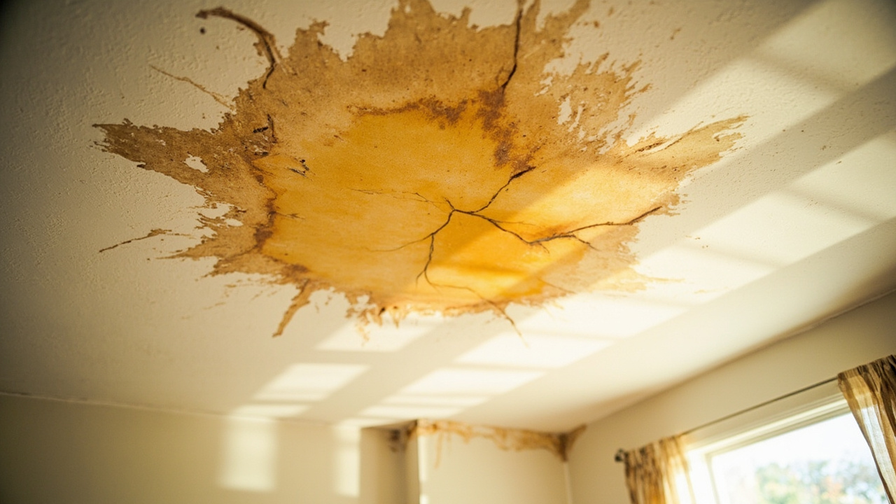 Why Louisville Homes Show Water Stains on Ceilings