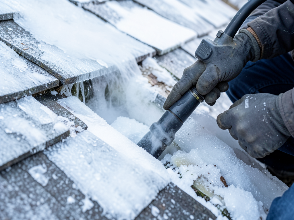Dealing with ice dams on your Fairdale roof when the temperature drops