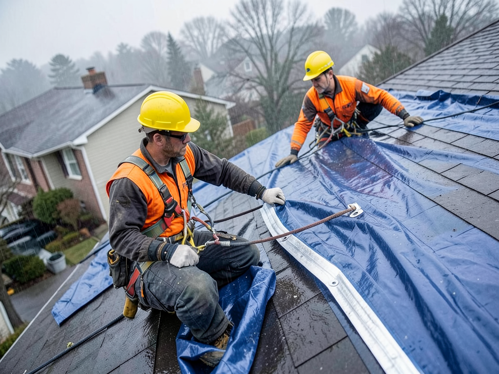 Emergency tarping and quick leak response for Newburg homeowners