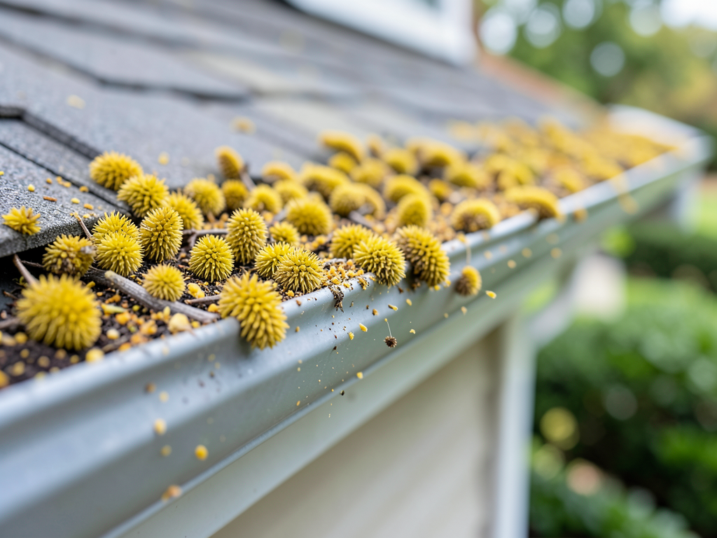 How the heavy pollen from Kentucky spring seasons can wreak havoc on your gutter downspouts