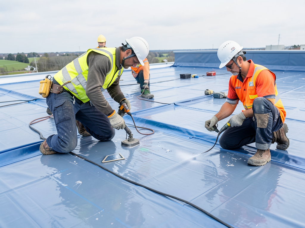 Replacing the TPO roof on your small business along Bardstown Road