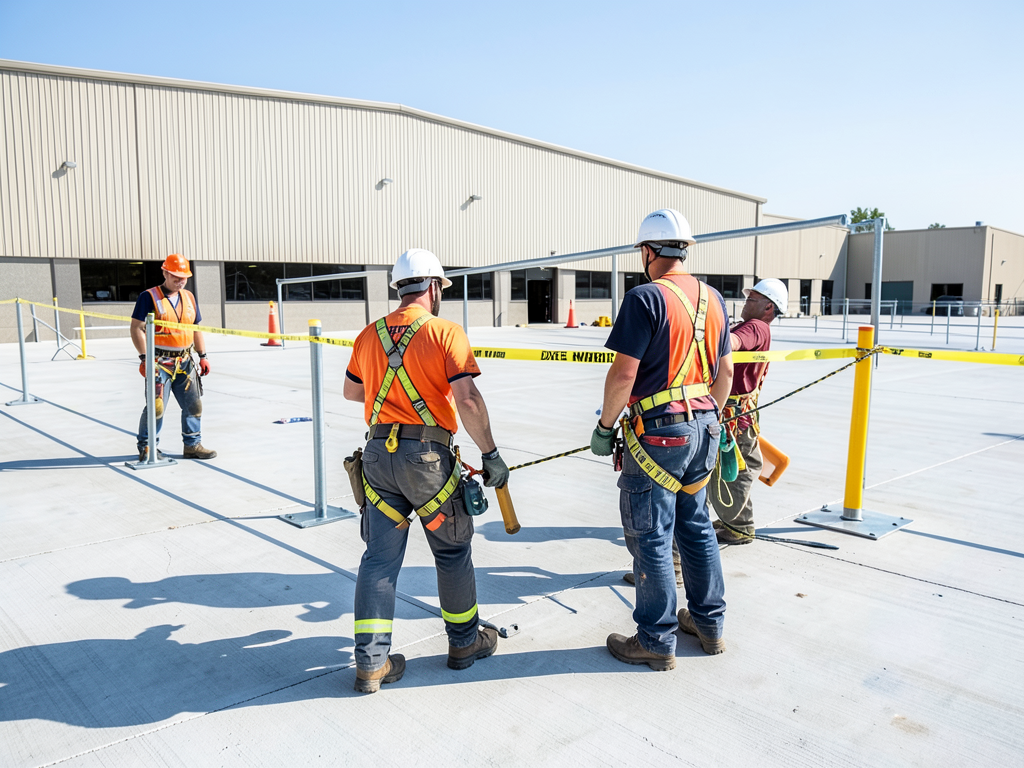 Safety standards for commercial roofing projects a