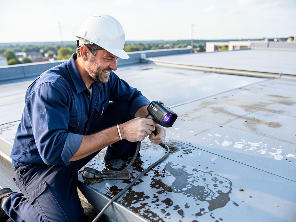 Solving drainage issues on flat roof additions in