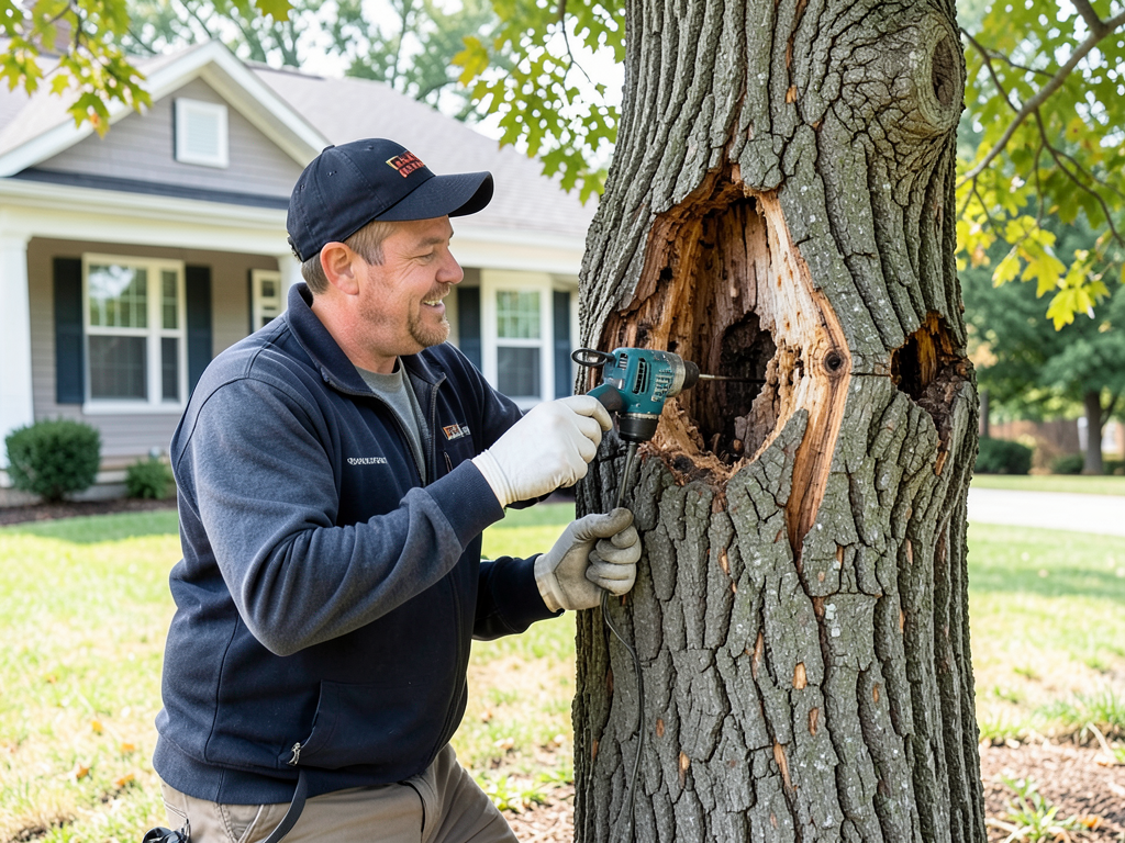 The danger of overhanging tree branches for your r