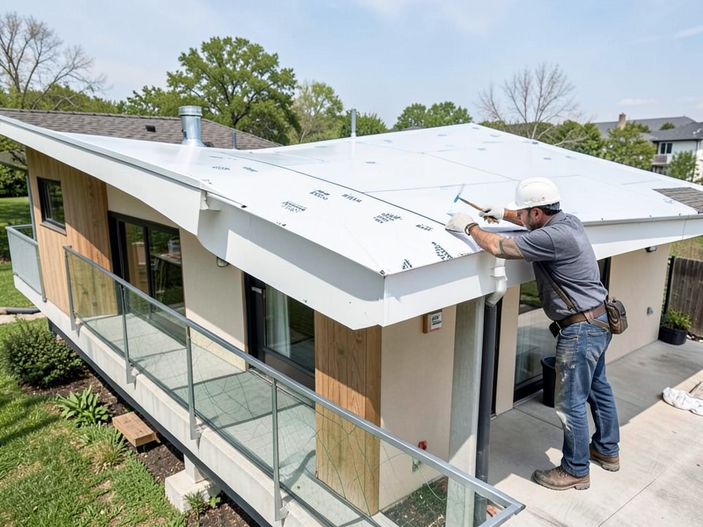 Updating the roof on your mid century beechmont ho