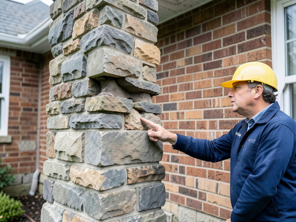 What to do when your heavy stone chimney starts pu