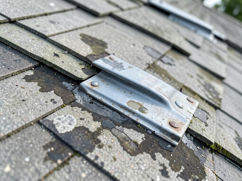 What to do when your heavy stone chimney starts pulling away from your roof in Hurstbourne