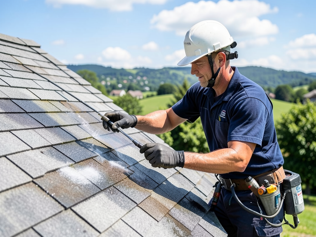 Why you should never use a pressure washer on your shingles in Windy Hills